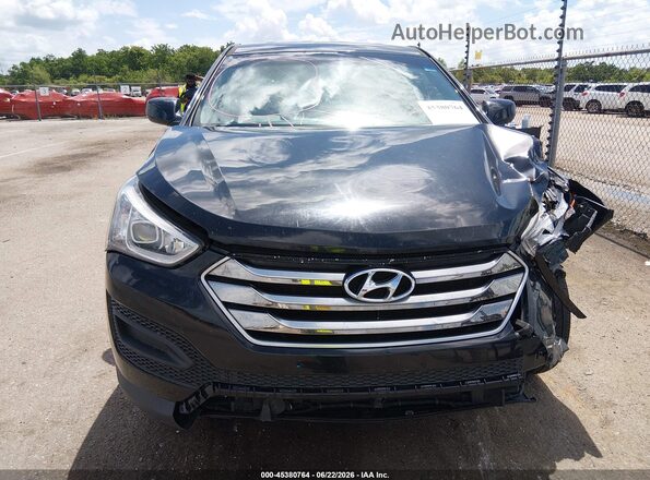 5XYZT3LB8GG374891 2016 HYUNDAI SANTA FE SPORT Black Առջևի վահանակի տեսք