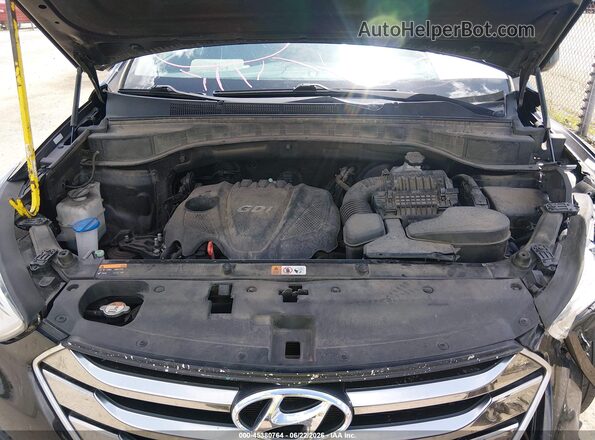 5XYZT3LB8GG374891 2016 HYUNDAI SANTA FE SPORT Black Հետևի տեսք
