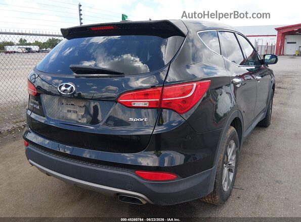 5XYZT3LB8GG374891 2016 HYUNDAI SANTA FE SPORT Black Հետևի աջ