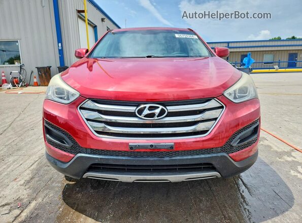 5XYZT3LB8GG375278 2016 HYUNDAI SANTA Red Դիմացի տեսք
