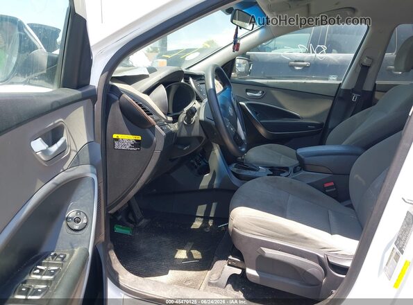 5XYZT3LB8JG528121 2018 HYUNDAI SANTA FE SPORT White Вид салону спереду
