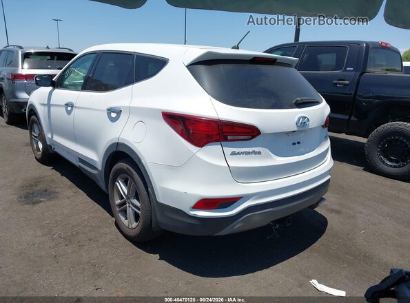 5XYZT3LB8JG528121 2018 HYUNDAI SANTA FE SPORT White Задня ліва чверть