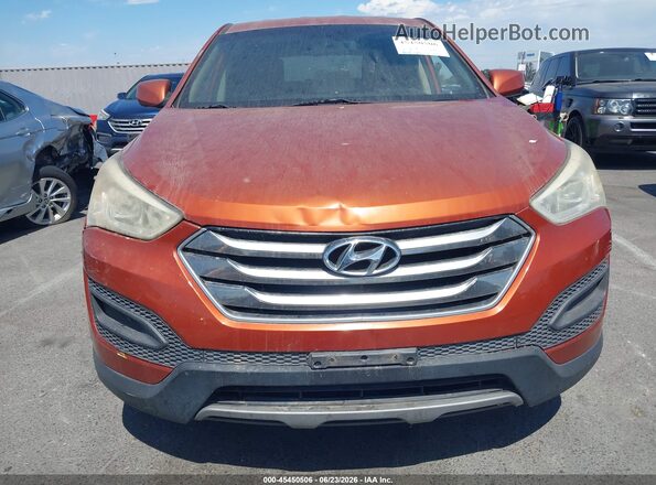 5XYZT3LBXGG326468 2016 HYUNDAI SANTA FE SPORT Оранжевый Вид панели приборов