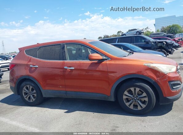 5XYZT3LBXGG326468 2016 HYUNDAI SANTA FE SPORT Оранжевый Вид щитка приборов