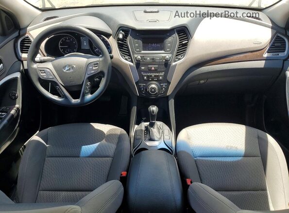 5XYZT3LBXJG538441 2018 HYUNDAI SANTA Silver წინა პანელის ხედი