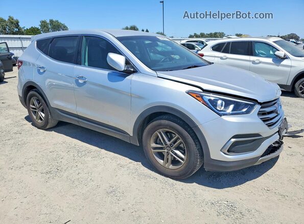 5XYZT3LBXJG538441 2018 HYUNDAI SANTA Silver წინა მარჯვენა