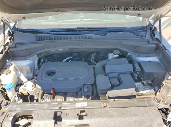 5XYZT3LBXJG538441 2018 HYUNDAI SANTA Silver უკანა სალონის ხედი