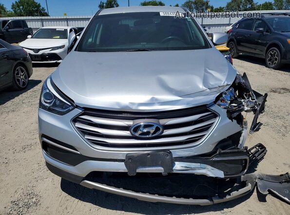 5XYZT3LBXJG538441 2018 HYUNDAI SANTA Silver წინა ხედი
