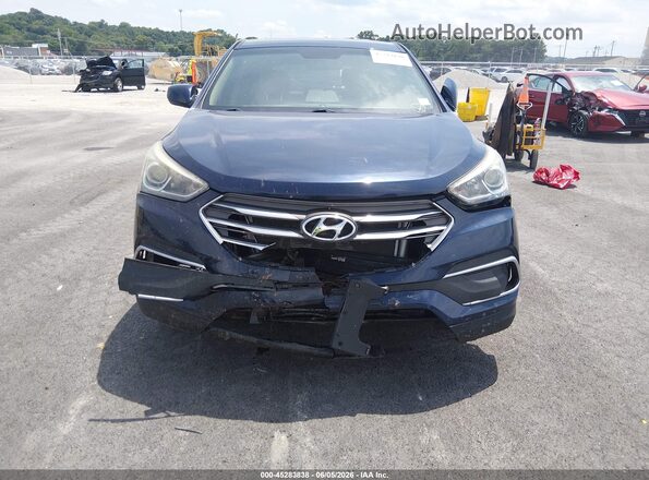 5XYZT3LBXJG540299 2018 HYUNDAI SANTA FE SPORT Blue Вид спереду