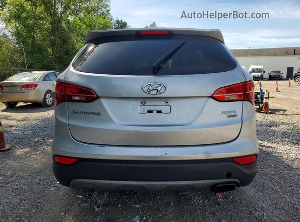 5XYZTDLB0GG322659 2016 HYUNDAI SANTA Silver Հետևի տեսք