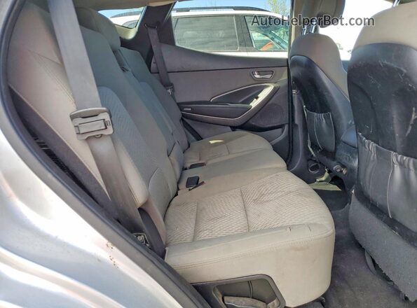 5XYZTDLB0GG352356 2016 HYUNDAI SANTA Silver Widok wnętrza z tyłu