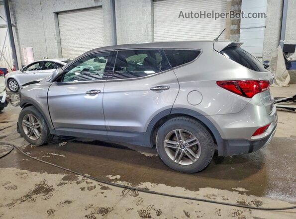 5XYZTDLB0JG546151 2018 HYUNDAI SANTA Серый Задняя левая четверть