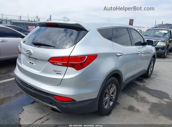 5XYZTDLB2GG328074 2016 HYUNDAI SANTA FE SPORT Silver Trasero derecho