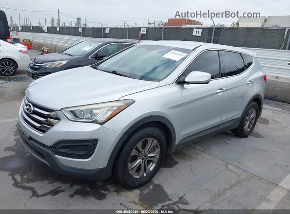 5XYZTDLB2GG328074 2016 HYUNDAI SANTA FE SPORT Silver Vista tres cuartos delantera izquierda