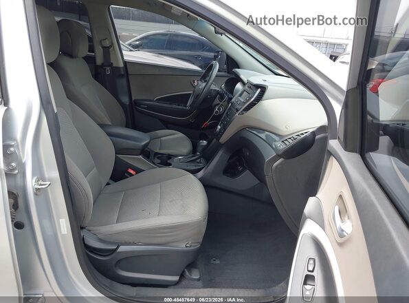 5XYZTDLB2GG328074 2016 HYUNDAI SANTA FE SPORT Silver Vista interior delantera
