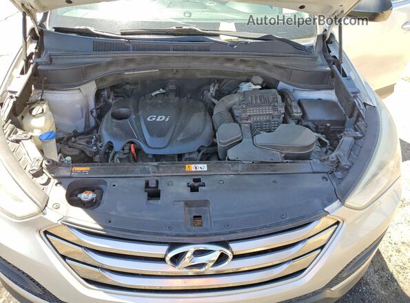 5XYZTDLB2GG369367 2016 HYUNDAI SANTA Серебряный Вид задней части салона
