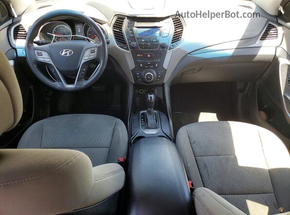 5XYZTDLB2GG369367 2016 HYUNDAI SANTA Серебряный Вид панели приборов