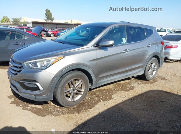 5XYZTDLB2HG443971 2017 HYUNDAI SANTA FE SPORT Gray Przód lewy