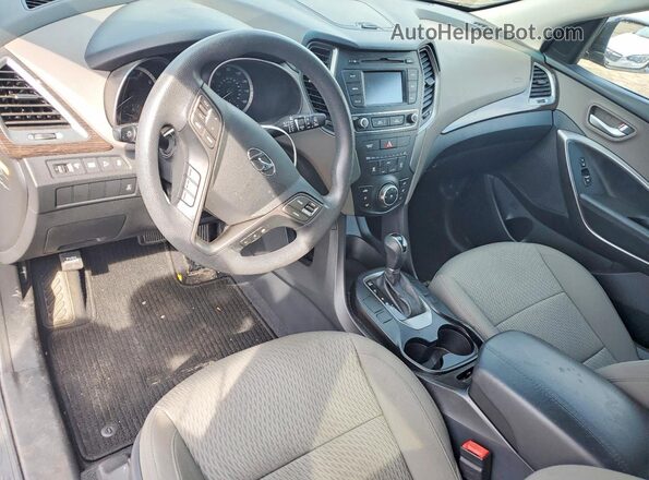 5XYZTDLB3HG411143 2017 HYUNDAI SANTA Gray 