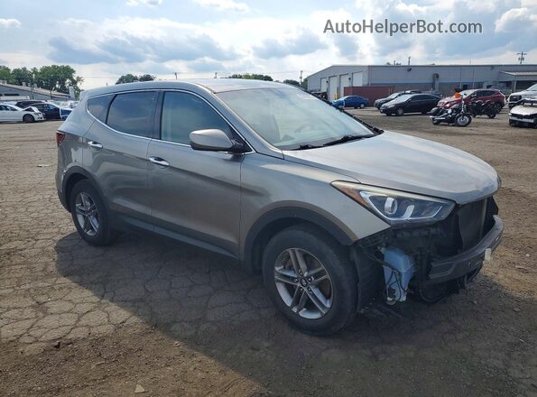 5XYZTDLB3HG411143 2017 HYUNDAI SANTA Gray 
