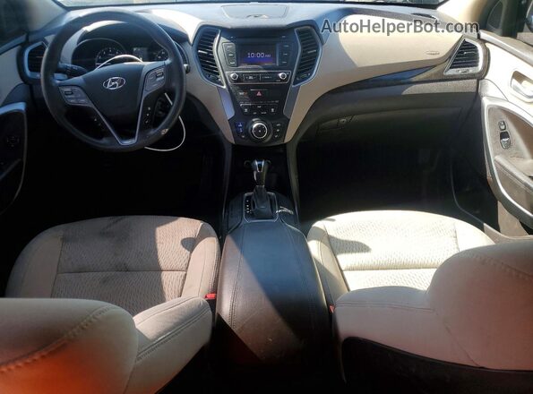5XYZTDLB3JG552350 2018 HYUNDAI SANTA Blue წინა პანელის ხედი