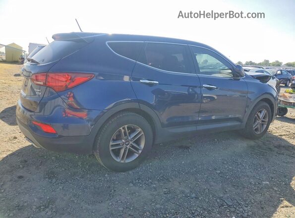 5XYZTDLB3JG552350 2018 HYUNDAI SANTA Blue უკანა მარჯვენა