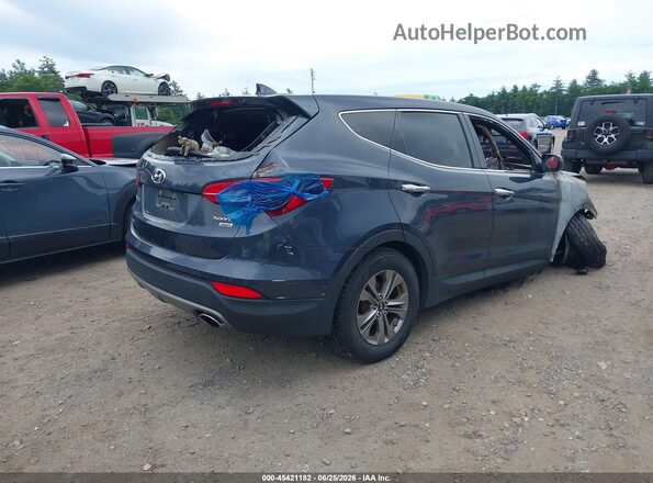 5XYZTDLB4GG330117 2016 HYUNDAI SANTA FE SPORT Blue Trasero derecho