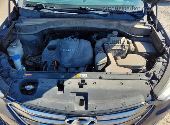 5XYZTDLB4GG330621 2016 HYUNDAI SANTA Charcoal Widok wnętrza z tyłu