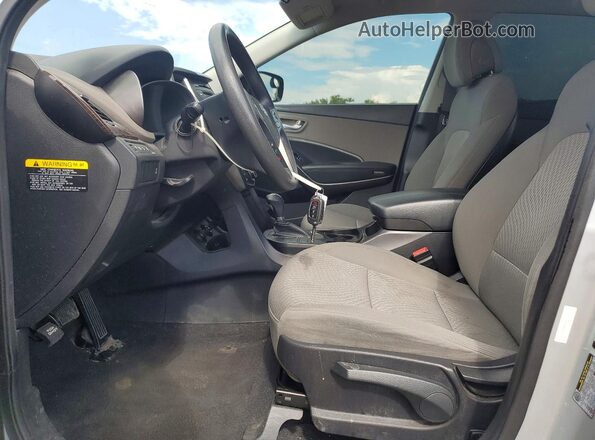 5XYZTDLB4HG402984 2017 HYUNDAI SANTA Silver წინა სალონის ხედი