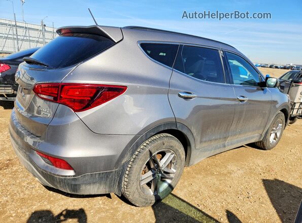 5XYZTDLB4JG546492 2018 HYUNDAI SANTA Желто-коричневый Задняя правая четверть