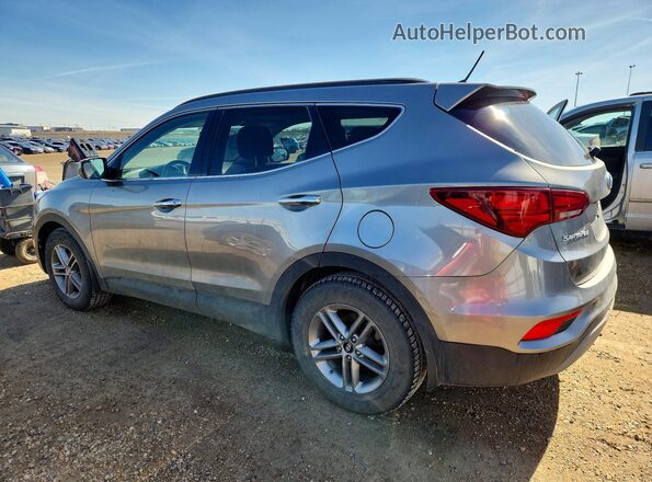5XYZTDLB4JG546492 2018 HYUNDAI SANTA Желто-коричневый Задняя левая четверть