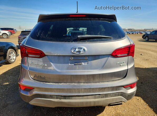 5XYZTDLB4JG546492 2018 HYUNDAI SANTA Желто-коричневый Вид сзади