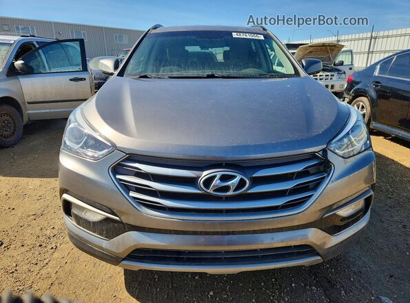 5XYZTDLB4JG546492 2018 HYUNDAI SANTA Желто-коричневый Вид спереди