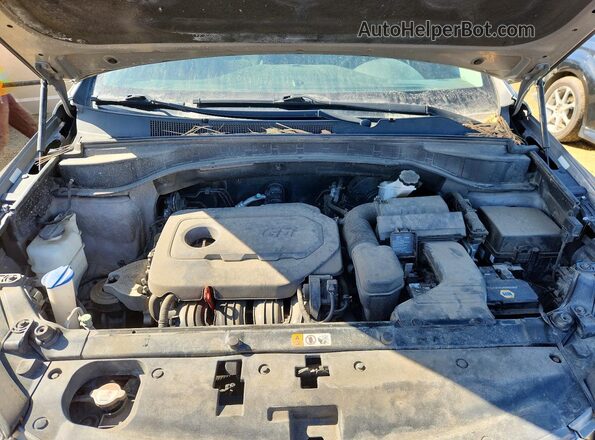 5XYZTDLB4JG546492 2018 HYUNDAI SANTA Желто-коричневый Вид подкапотного пространства
