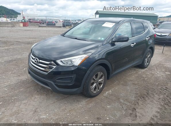 5XYZTDLB5GG360355 2016 HYUNDAI SANTA FE SPORT Black Передня ліва чверть