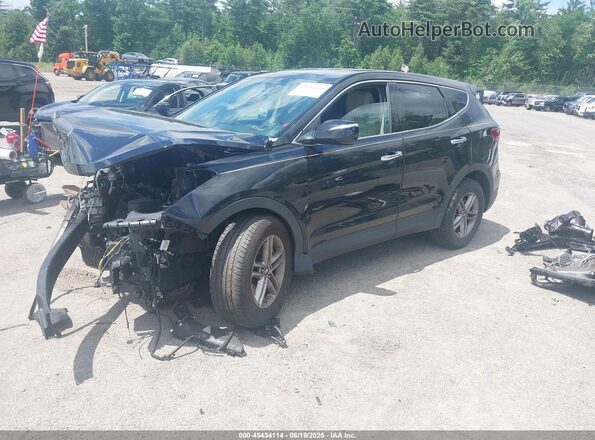 5XYZTDLB6HG404946 2017 HYUNDAI SANTA FE SPORT Черный Передняя левая четверть