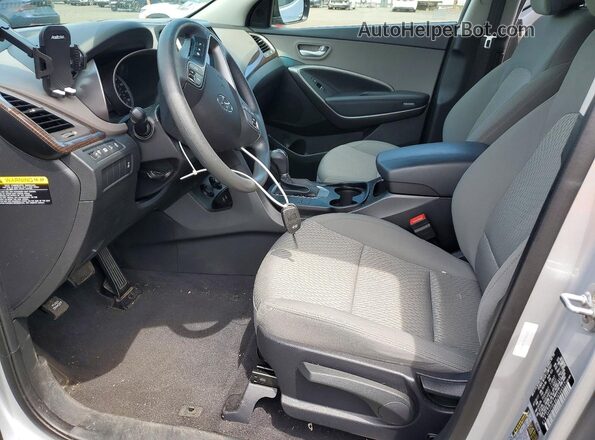 5XYZTDLB6JG544517 2018 HYUNDAI SANTA Silver Widok wnętrza z przodu