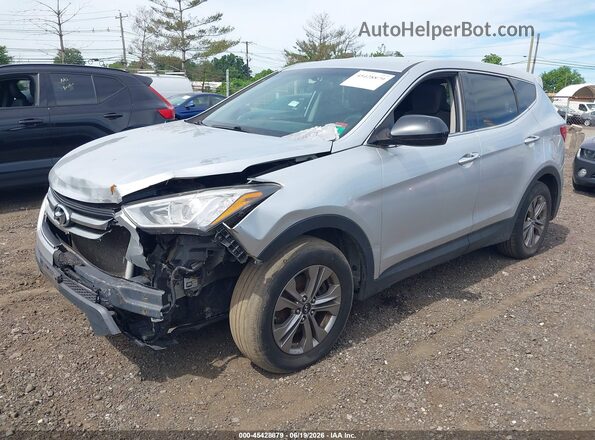 5XYZTDLB7GG369414 2016 HYUNDAI SANTA FE SPORT Silver Առջևի ձախ երեք քառորդ տեսարան
