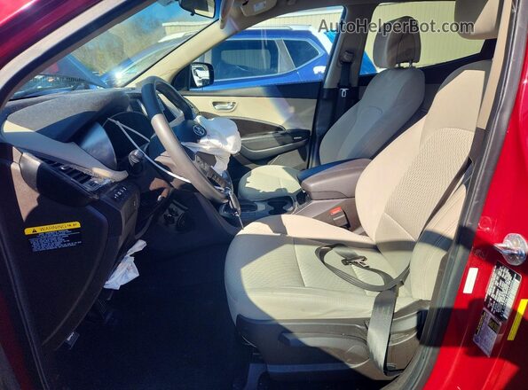 5XYZTDLB7HG394959 2017 HYUNDAI SANTA Red 