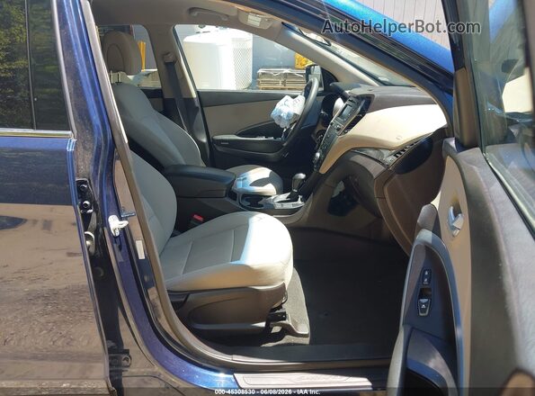 5XYZTDLB7HG429919 2017 HYUNDAI SANTA FE SPORT Blue Սալոնի դիմացի տեսք