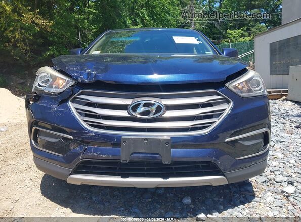 5XYZTDLB7HG429919 2017 HYUNDAI SANTA FE SPORT Blue Սարքավորումների վահանակի տեսք