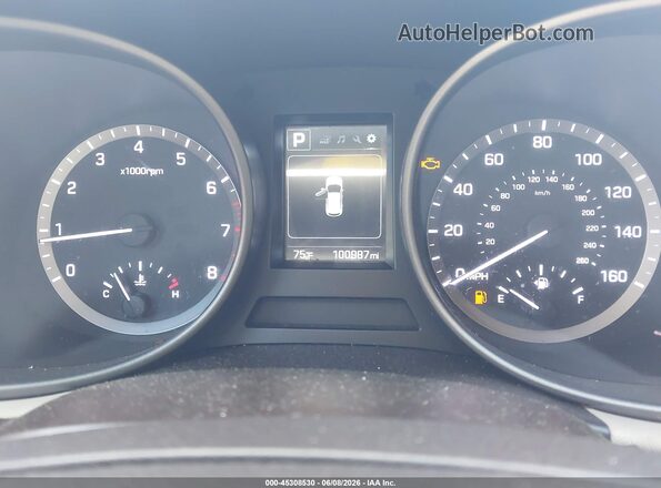 5XYZTDLB7HG429919 2017 HYUNDAI SANTA FE SPORT Blue Հետևի նստատեղերի տեսք