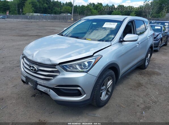 5XYZTDLB7HG442458 2017 HYUNDAI SANTA FE SPORT Серебряный Передняя левая четверть