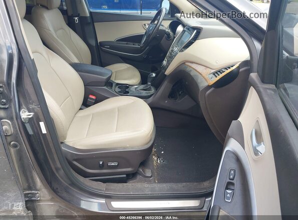 5XYZTDLB8GG321436 2016 HYUNDAI SANTA FE SPORT Gray Вид салону спереду