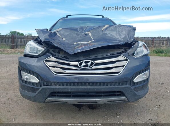 5XYZTDLB8GG321436 2016 HYUNDAI SANTA FE SPORT Gray Вид задньої частини салону