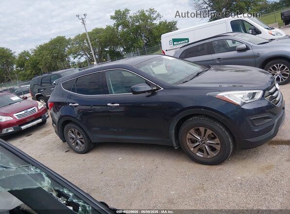 5XYZTDLB9GG369611 2016 HYUNDAI SANTA FE SPORT Dark Blue Вид задней части салона