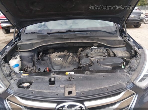 5XYZTDLB9GG369611 2016 HYUNDAI SANTA FE SPORT Dark Blue Вид сзади