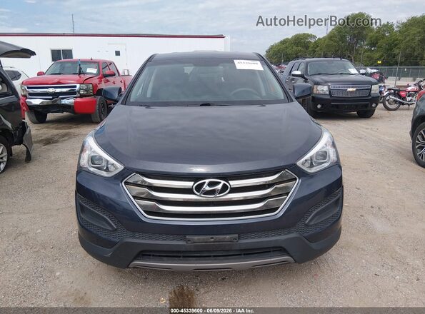 5XYZTDLB9GG369611 2016 HYUNDAI SANTA FE SPORT Dark Blue Вид щитка приборов