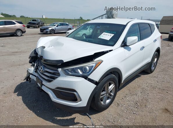 5XYZTDLBXHG440140 2017 HYUNDAI SANTA FE SPORT White წინა მარცხენა ხედი სამი მეოთხედიდან