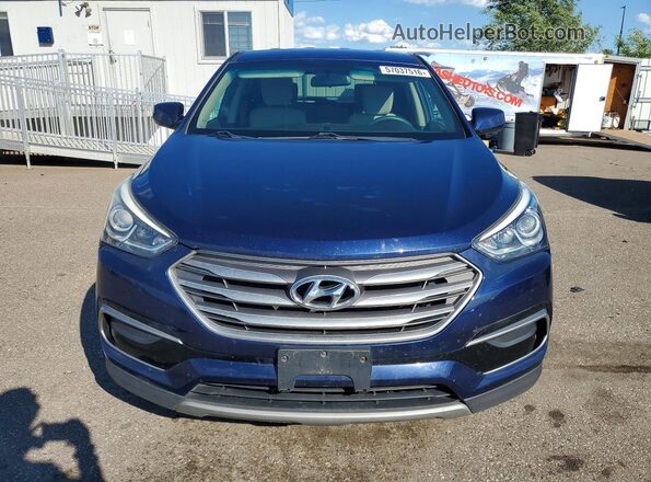 5XYZTDLBXHG443040 2017 HYUNDAI SANTA Blue 